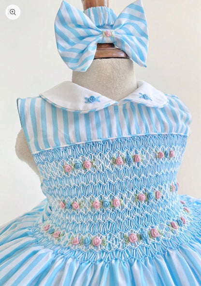 LIZZY Sleeveless Dress, Bloomers & Hair Accessories