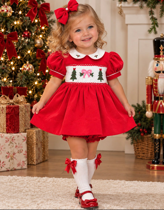 Christmas Wishes Smock Dress🎄