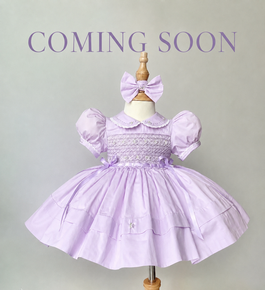 Delphina Lilac Smock Dress